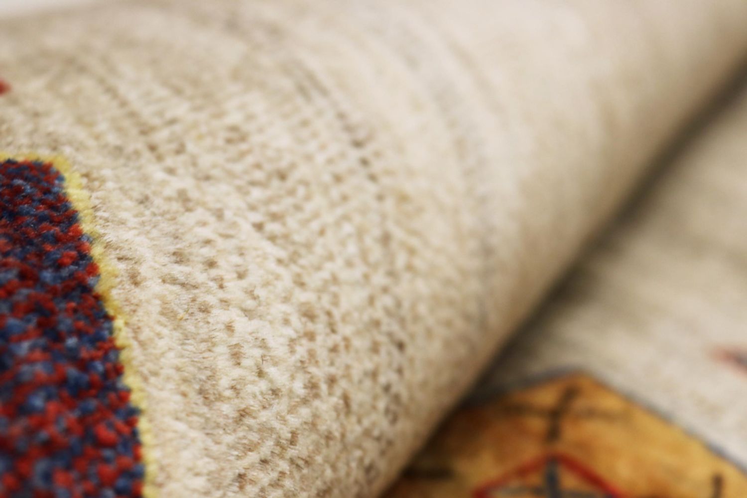 Alfombra Gabbeh - Loribaft Indus - 156 x 102 cm - beige