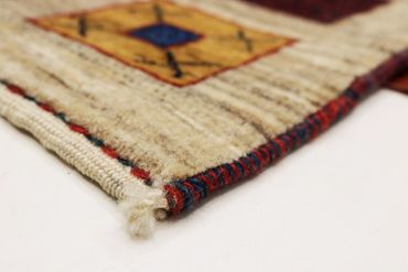 Alfombra Gabbeh - Loribaft Indus - 156 x 102 cm - beige