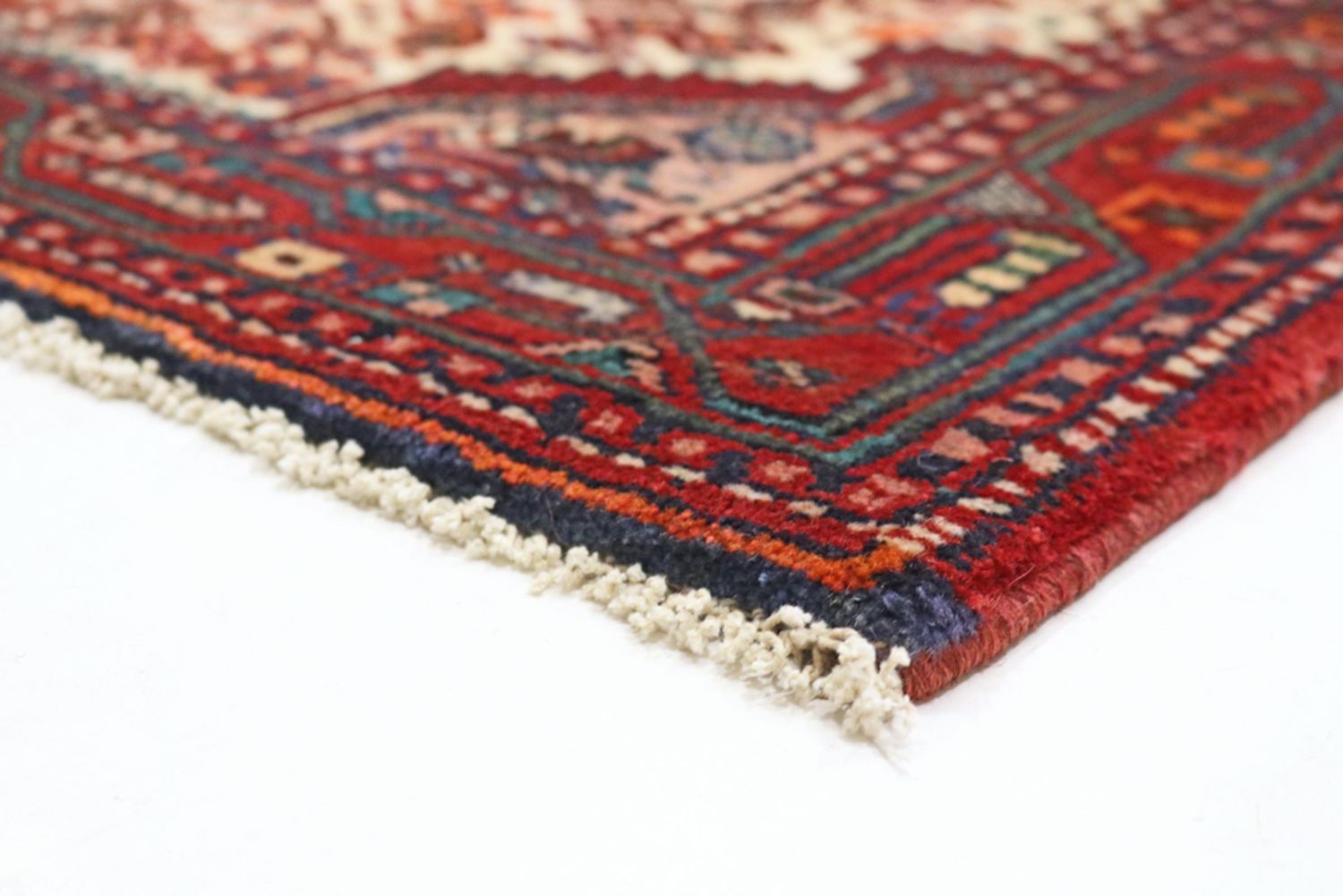 Runner Perský koberec - Nomádský - 356 x 83 cm - světle béžová