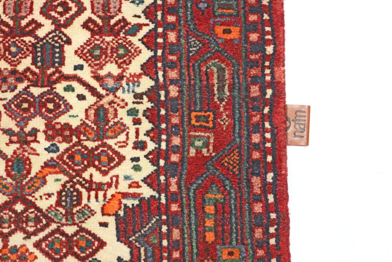 Runner Perský koberec - Nomádský - 356 x 83 cm - světle béžová