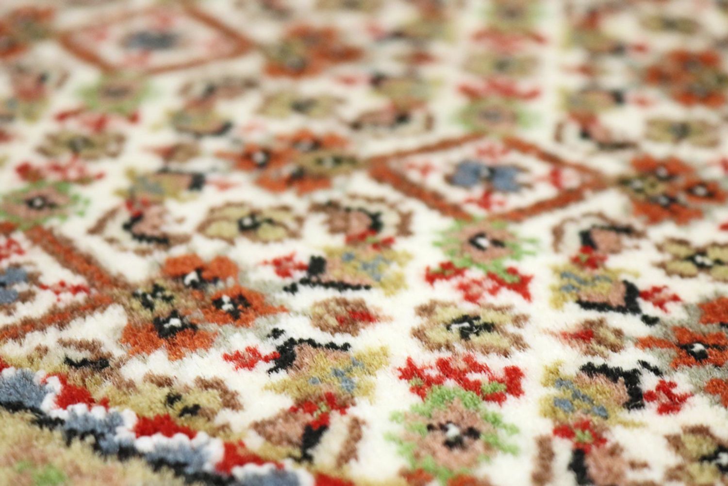 Alfombra oriental - Tabriz redondo  - 150 x 150 cm - arena