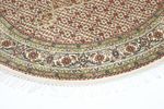 Alfombra oriental - Tabriz redondo  - 150 x 150 cm - arena
