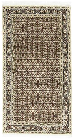 Alfombra oriental - Tabriz - 163 x 88 cm - arena