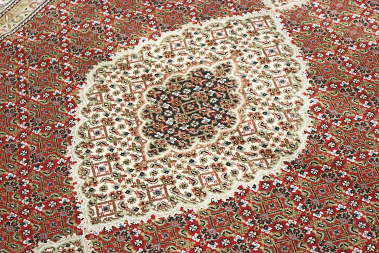 Alfombra oriental - Tabriz - 242 x 169 cm - óxido