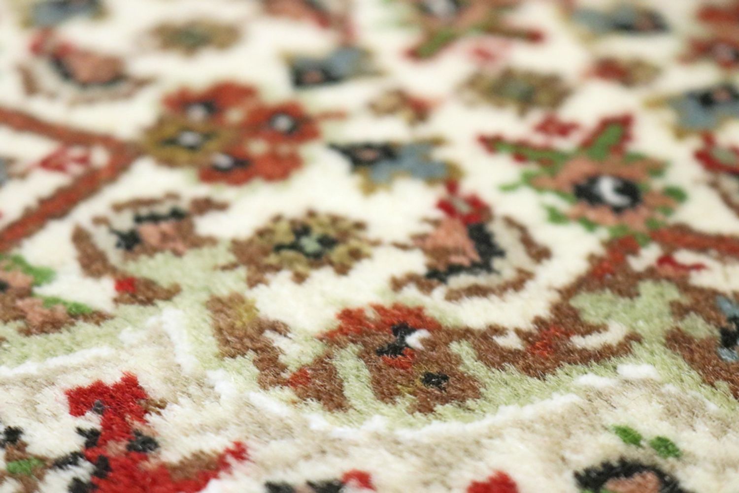 Alfombra oriental - Tabriz - 242 x 169 cm - óxido