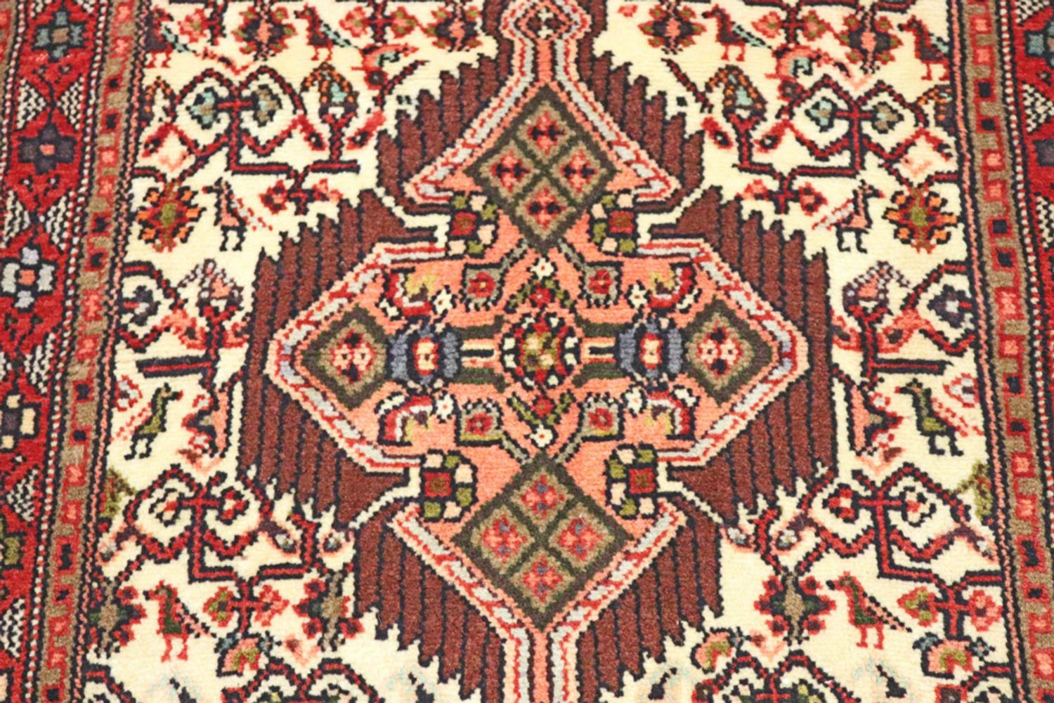 Runner Perský koberec - Nomádský - 295 x 80 cm - světle béžová