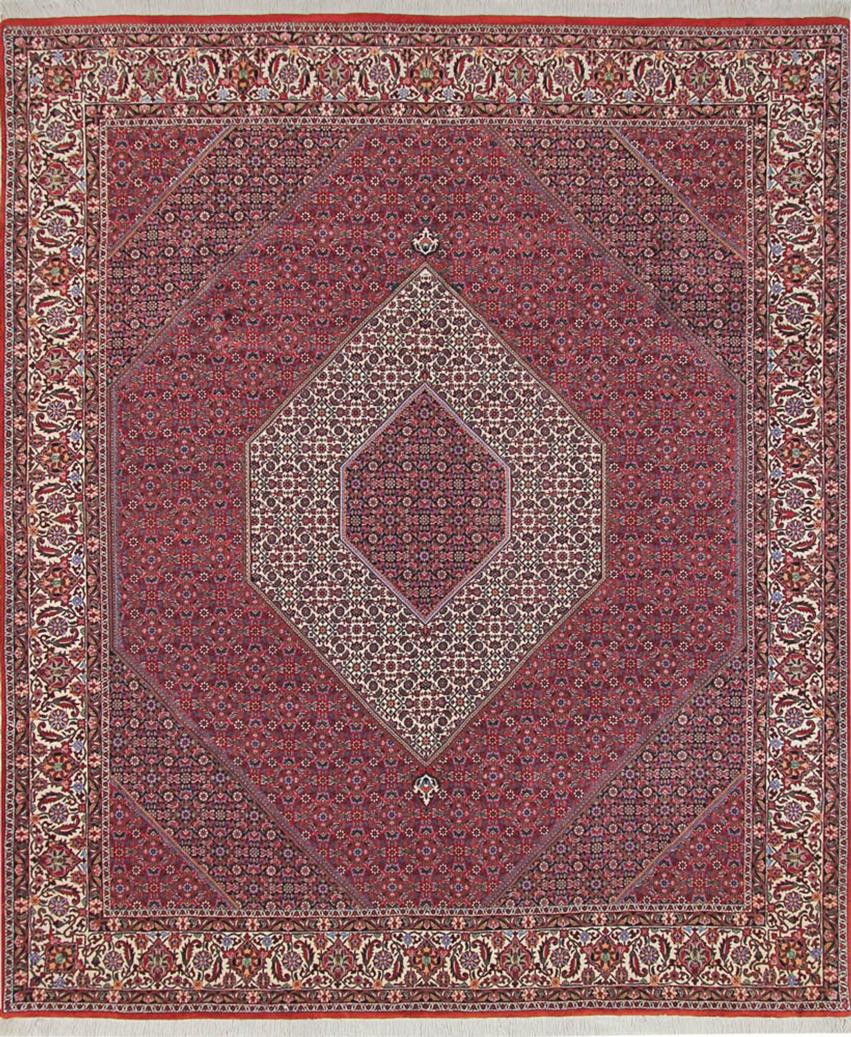 Alfombra persa - Bidjar - 303 x 256 cm - óxido