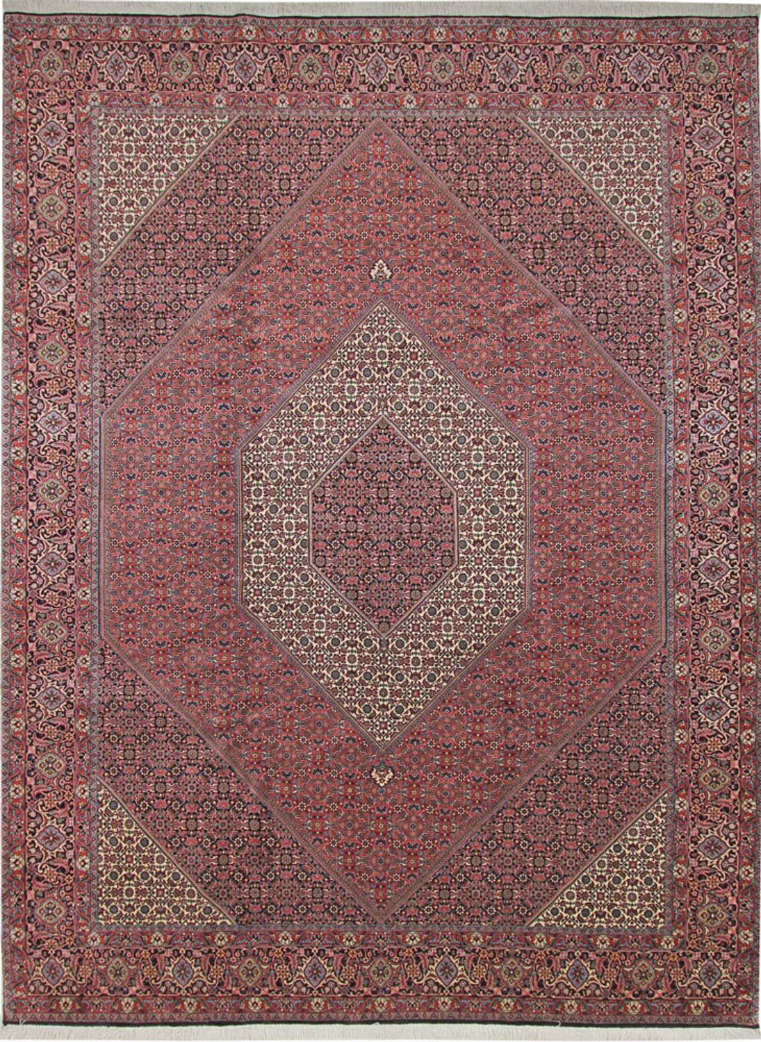 Alfombra persa - Bidjar - 350 x 254 cm - óxido