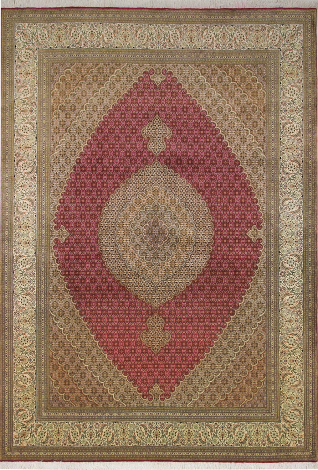 Alfombra Persa - Tabriz - Real - 360 x 248 cm - rojo