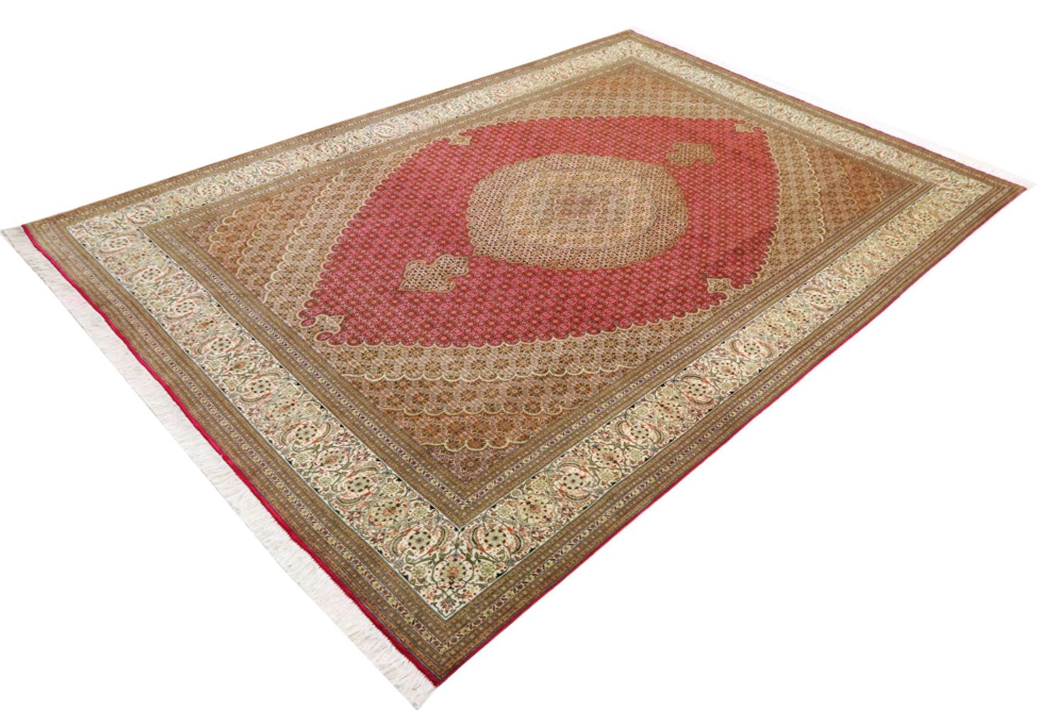 Alfombra Persa - Tabriz - Real - 360 x 248 cm - rojo