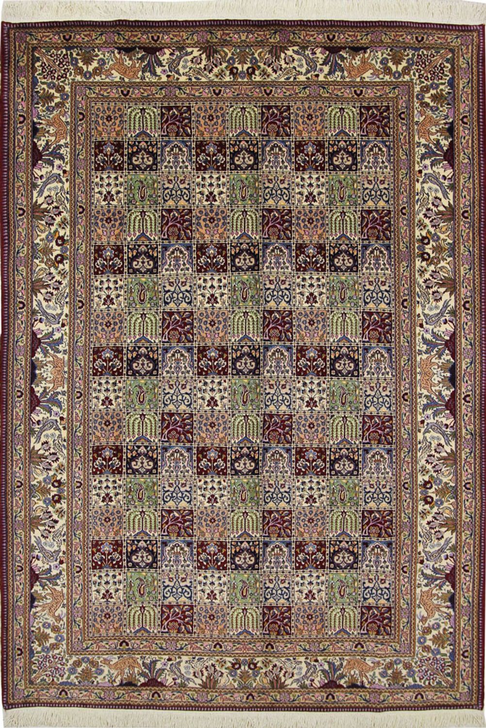 Alfombra persa - Clásica - 294 x 204 cm - beige oscuro