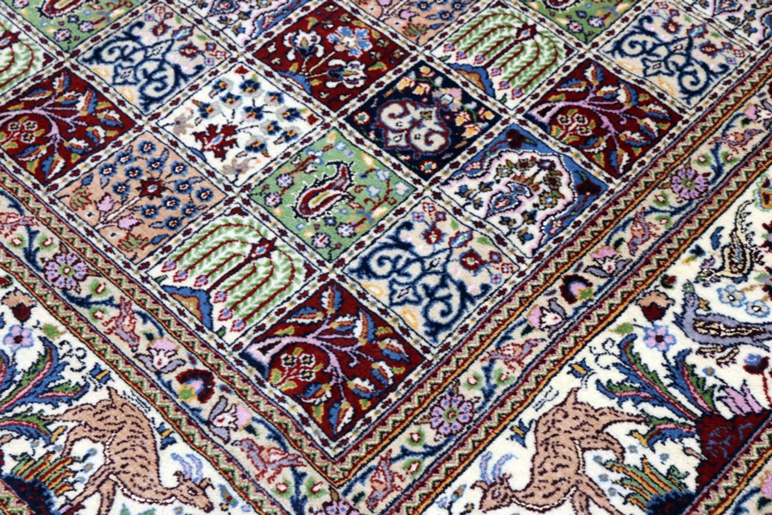 Alfombra persa - Clásica - 294 x 204 cm - beige oscuro