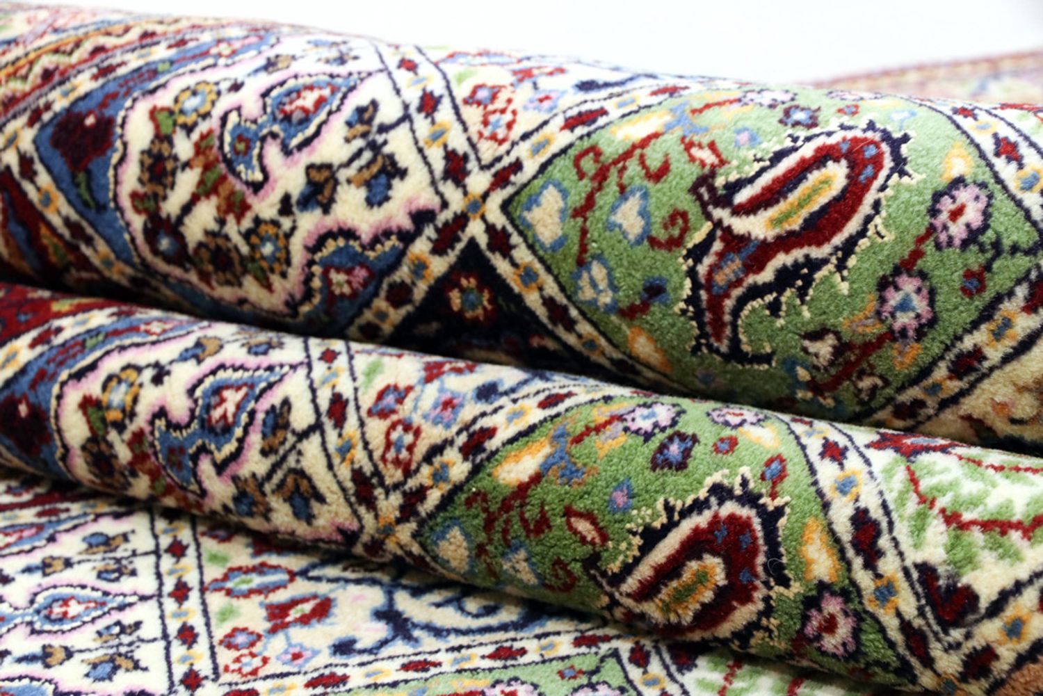 Alfombra persa - Clásica - 294 x 204 cm - beige oscuro