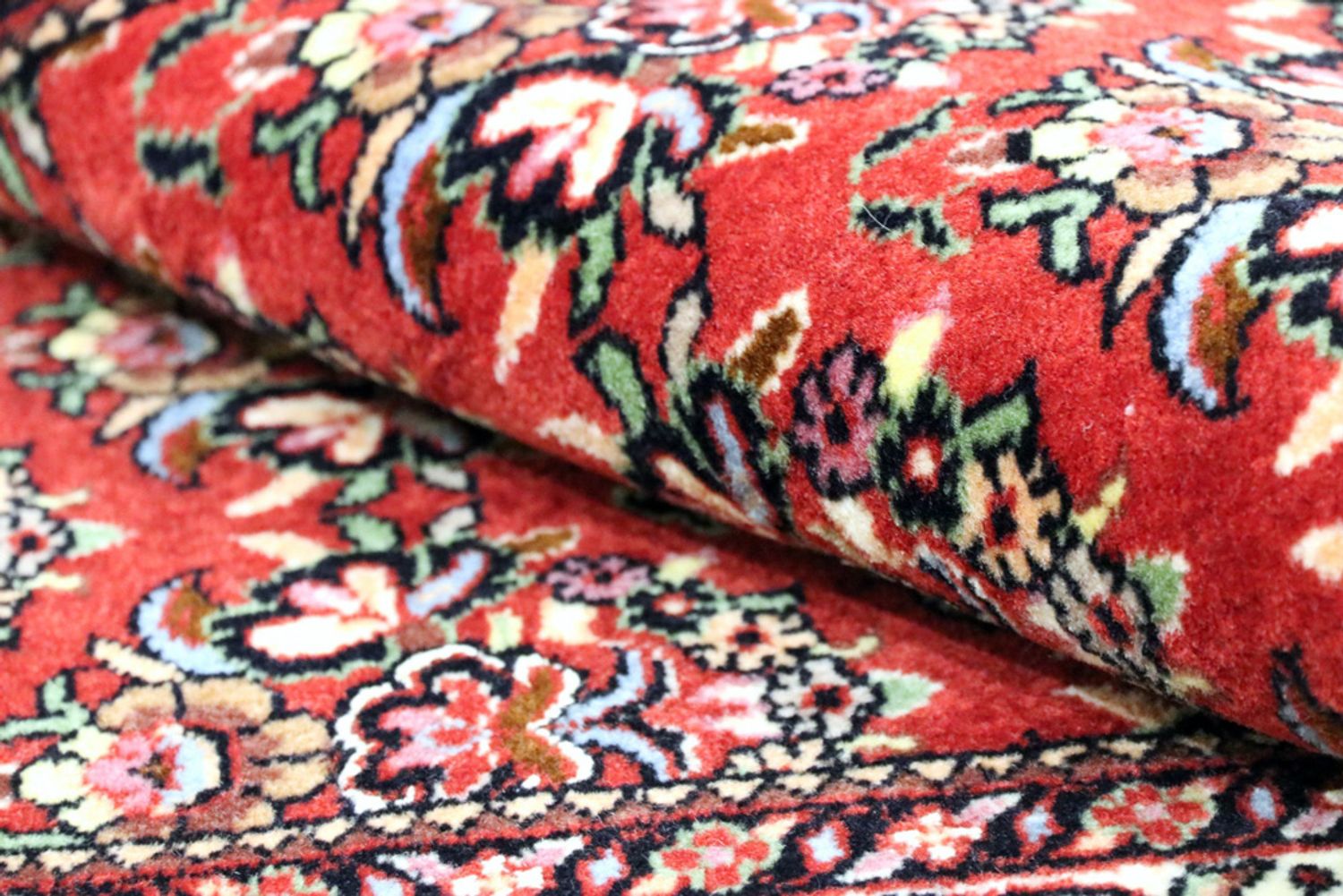 Alfombra de pasillo Alfombra persa - Bidjar - 197 x 102 cm - rojo