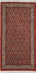 Alfombra de pasillo Alfombra persa - Bidjar - 197 x 102 cm - rojo