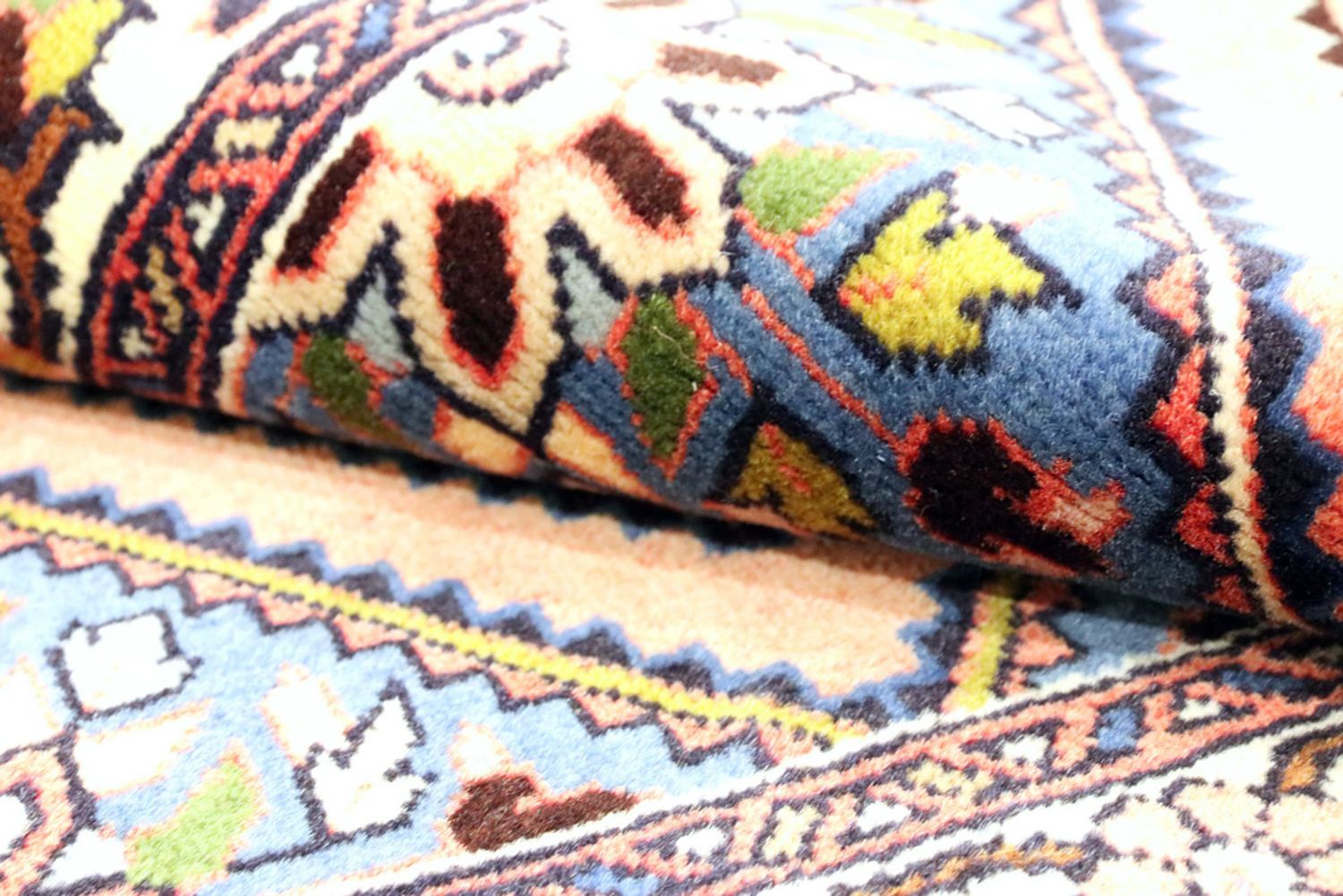 Alfombra de pasillo Alfombra persa - Clásica - 482 x 68 cm - beige oscuro