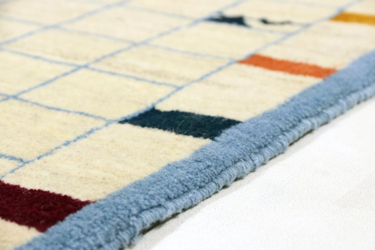 Runner Gabbeh Koberec - Perský - 199 x 83 cm - pískový