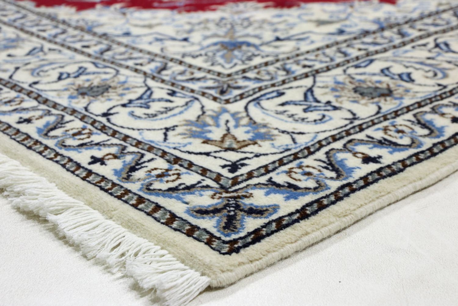 Alfombra Persa - Nain - Real - 240 x 167 cm - rojo