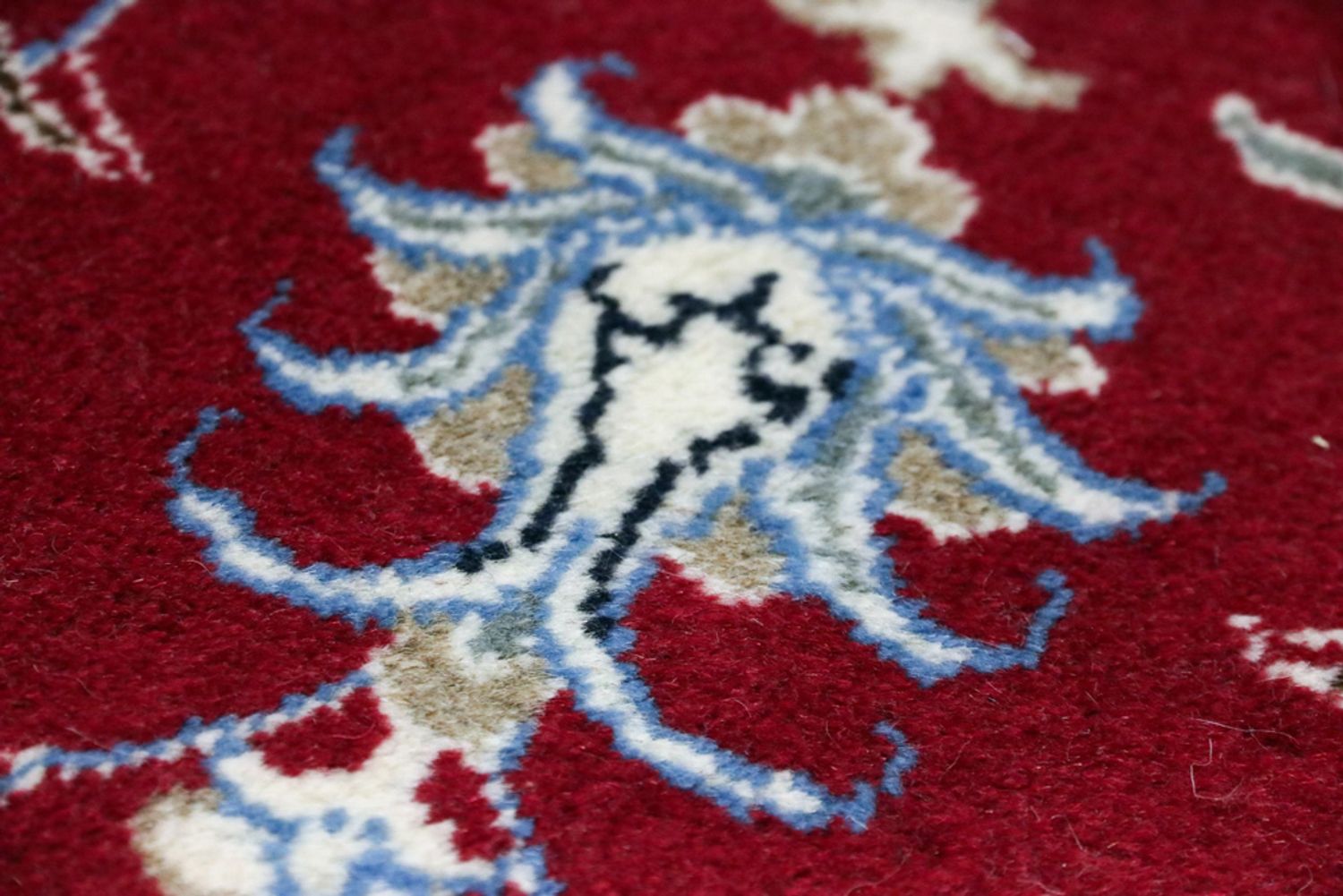 Alfombra Persa - Nain - Real - 240 x 167 cm - rojo