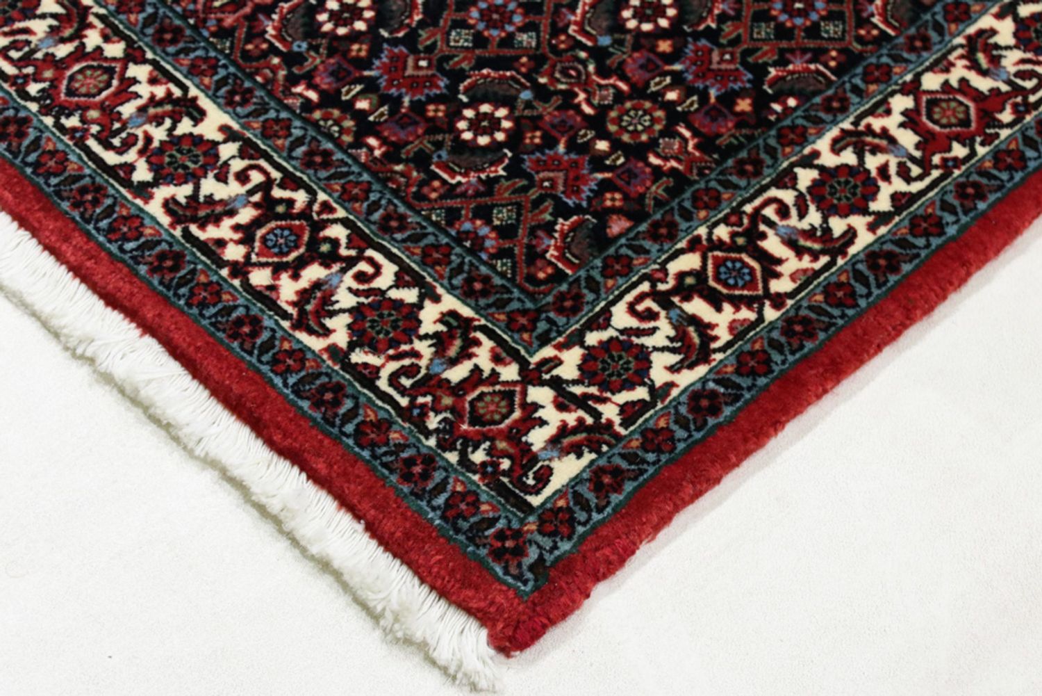 Alfombra de pasillo Alfombra persa - Bidjar - 200 x 78 cm - óxido