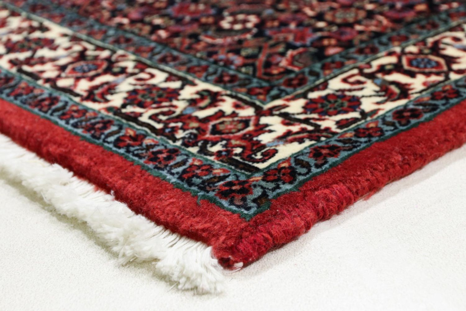 Alfombra de pasillo Alfombra persa - Bidjar - 200 x 78 cm - óxido