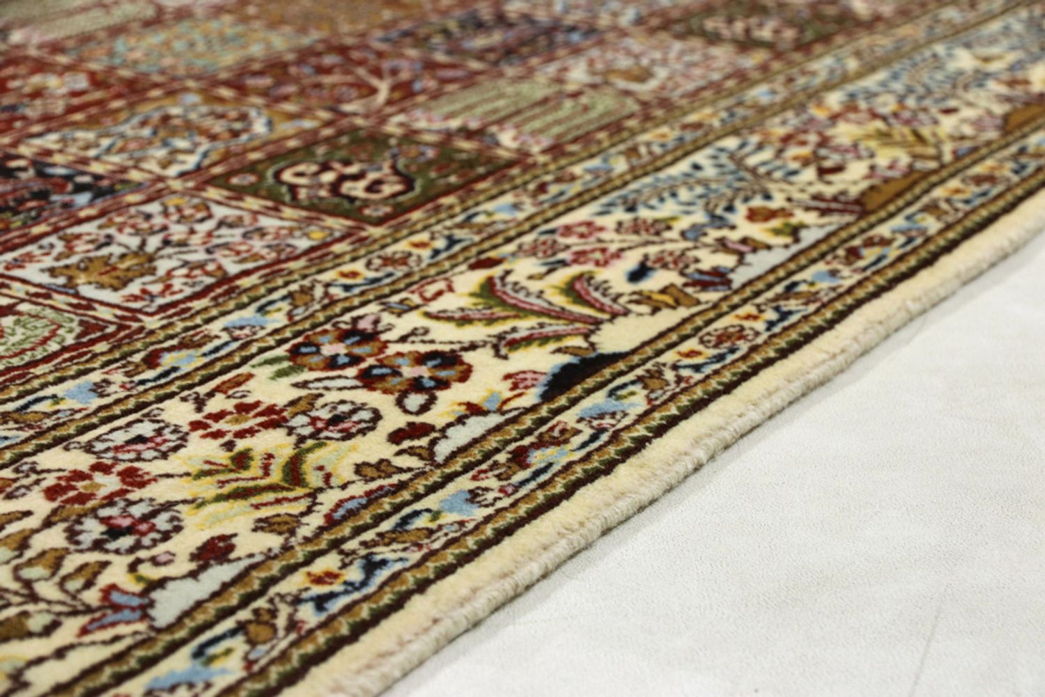 Perský koberec - Klasický - 240 x 165 cm - tmavě béžová