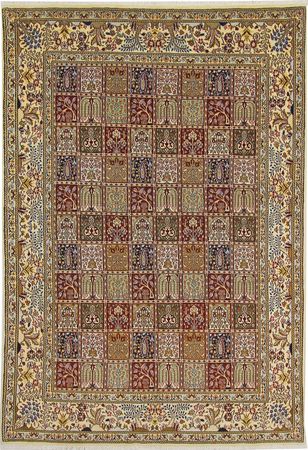 Perský koberec - Klasický - 240 x 165 cm - tmavě béžová