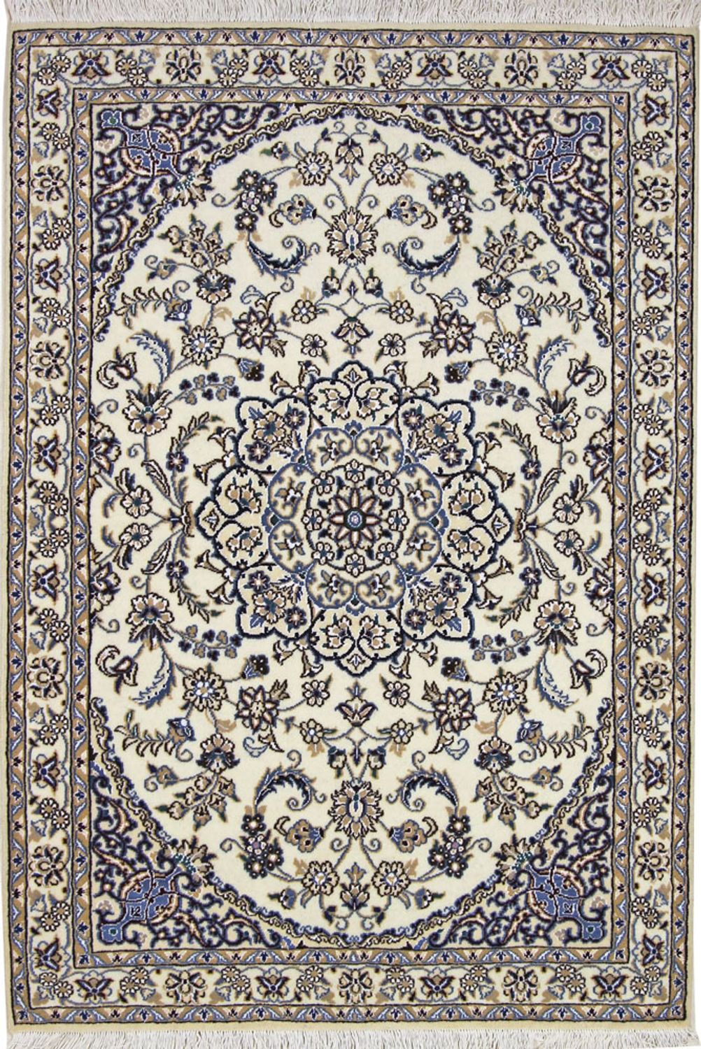 Perský koberec - Nain - Premium - 148 x 100 cm - krémová