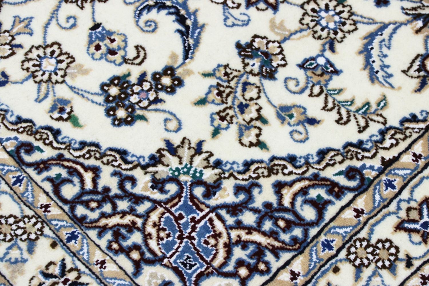 Perský koberec - Nain - Premium - 148 x 100 cm - krémová