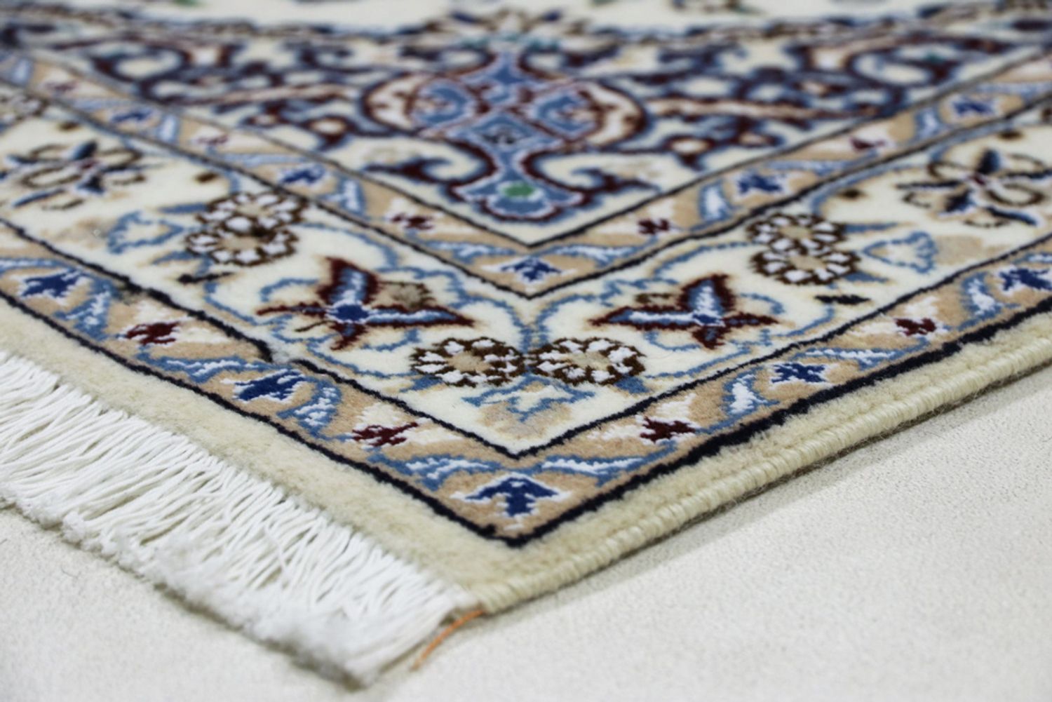 Perský koberec - Nain - Premium - 148 x 100 cm - krémová