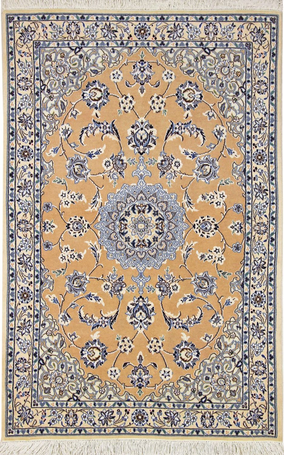 Perský koberec - Nain - Premium - 155 x 100 cm - karamelová