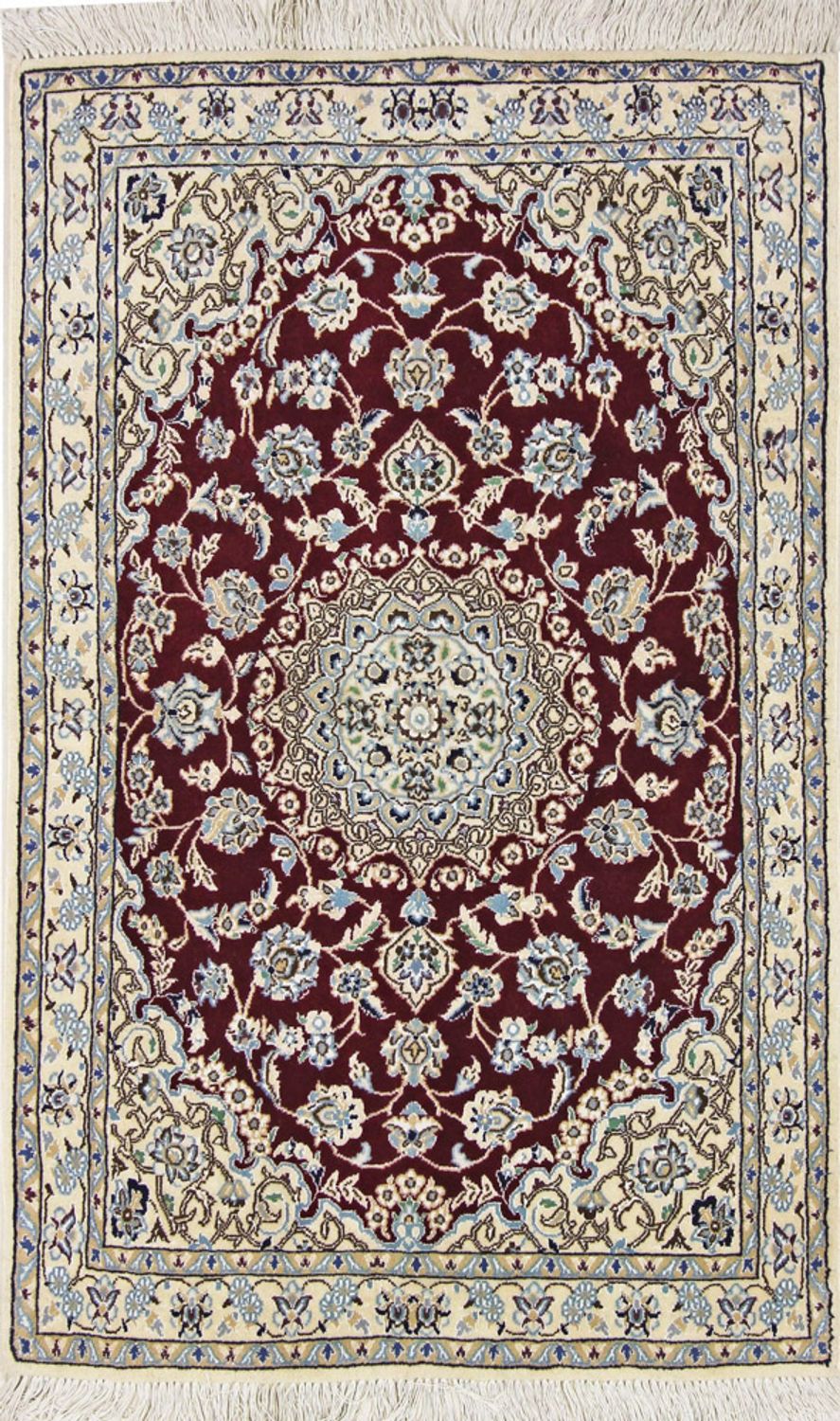 Perský koberec - Nain - Premium - 152 x 95 cm - červená