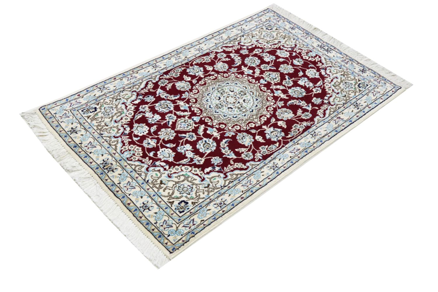 Perský koberec - Nain - Premium - 152 x 95 cm - červená