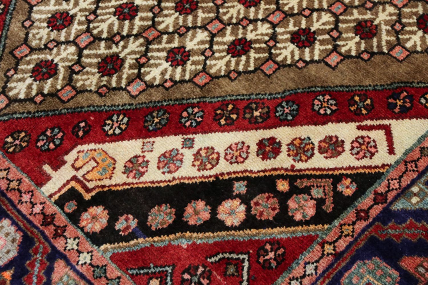 Alfombra de pasillo Alfombra persa - Nómada - 327 x 133 cm - arena