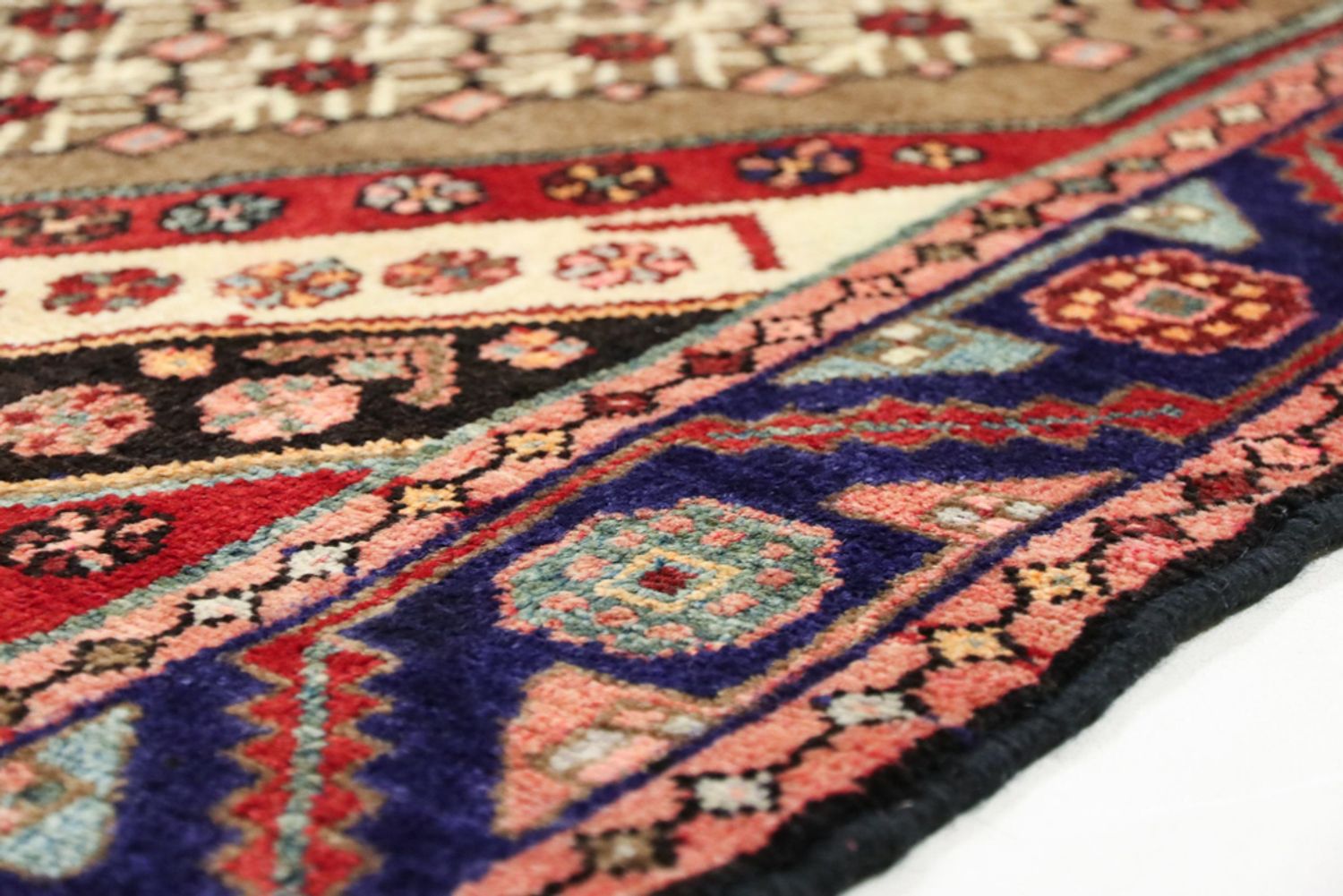 Alfombra de pasillo Alfombra persa - Nómada - 327 x 133 cm - arena