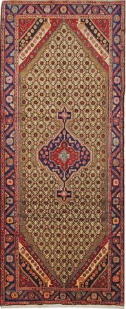 Alfombra de pasillo Alfombra persa - Nómada - 327 x 133 cm - arena