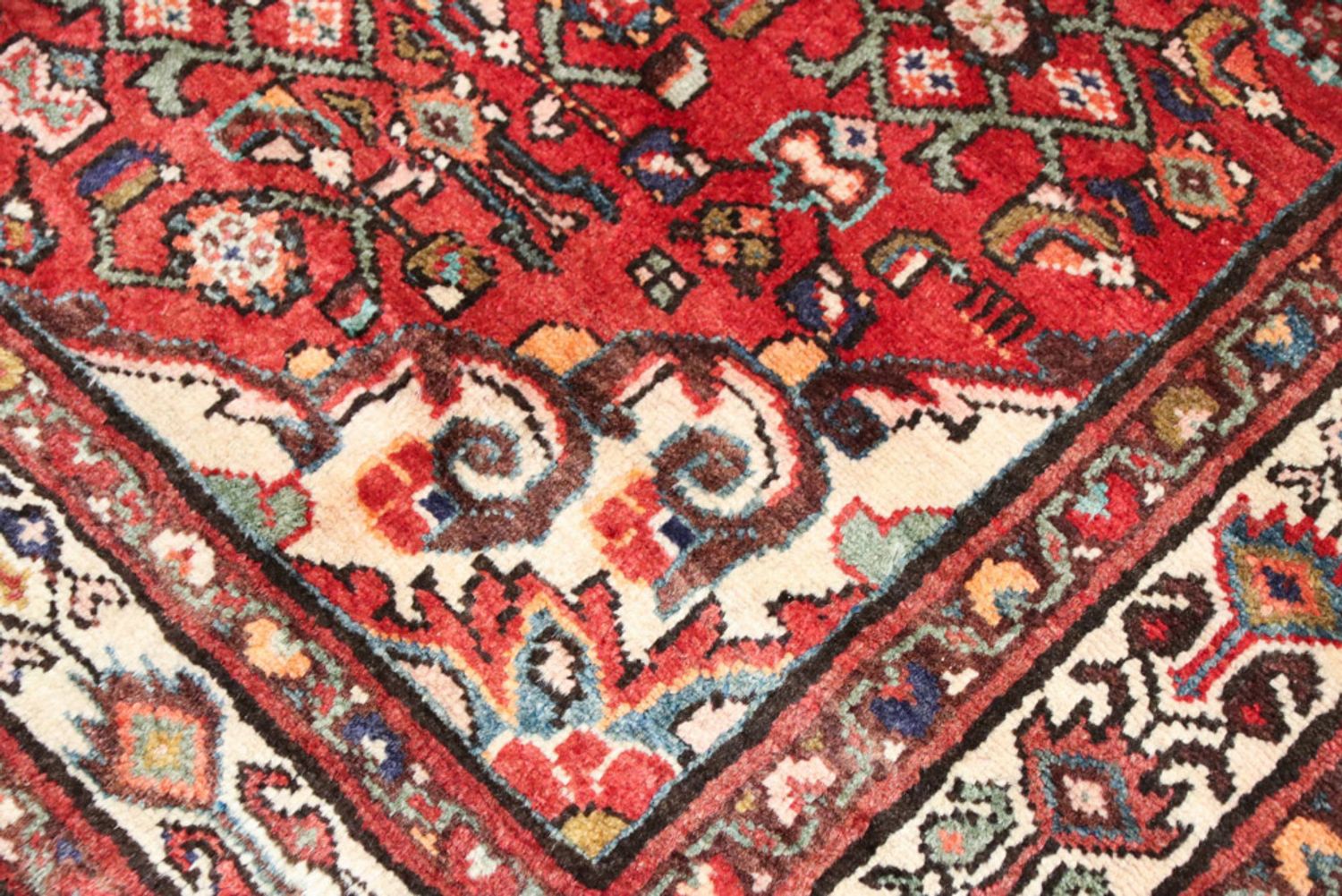 Alfombra de pasillo Alfombra persa - Nómada - 290 x 141 cm - rojo