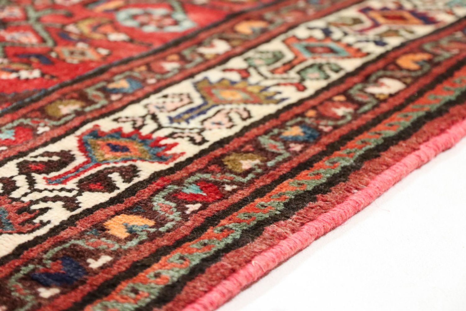 Alfombra de pasillo Alfombra persa - Nómada - 290 x 141 cm - rojo