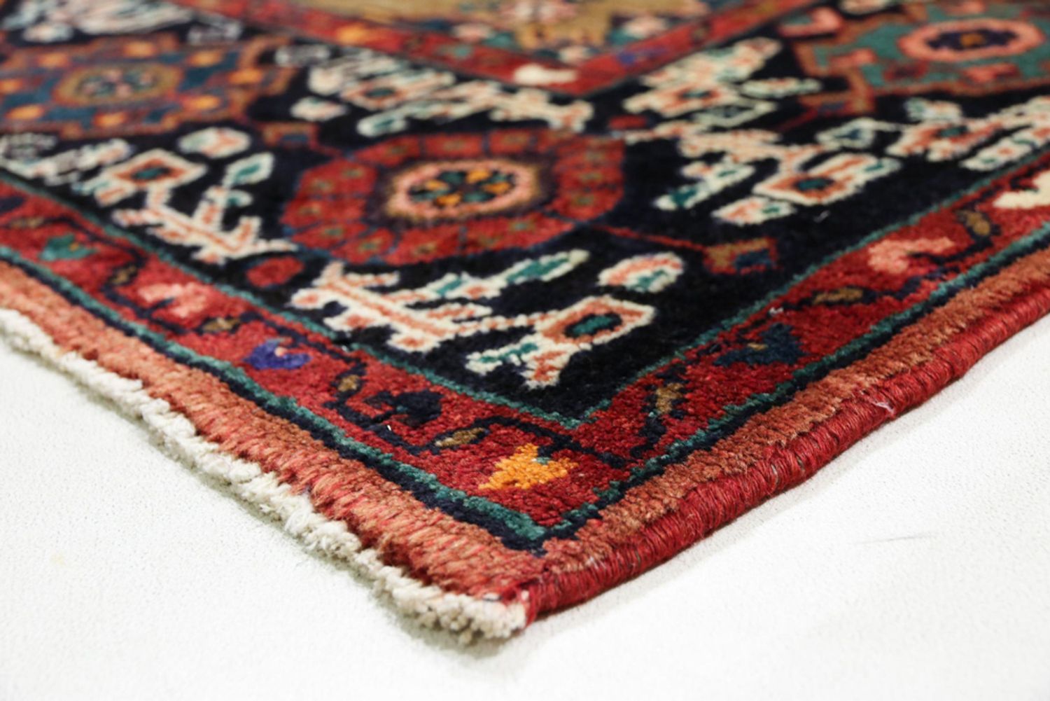 Alfombra persa - Nómada - 317 x 172 cm - azul oscuro