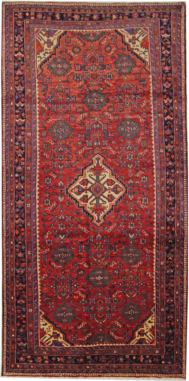Alfombra persa - Nómada - 322 x 157 cm - rojo