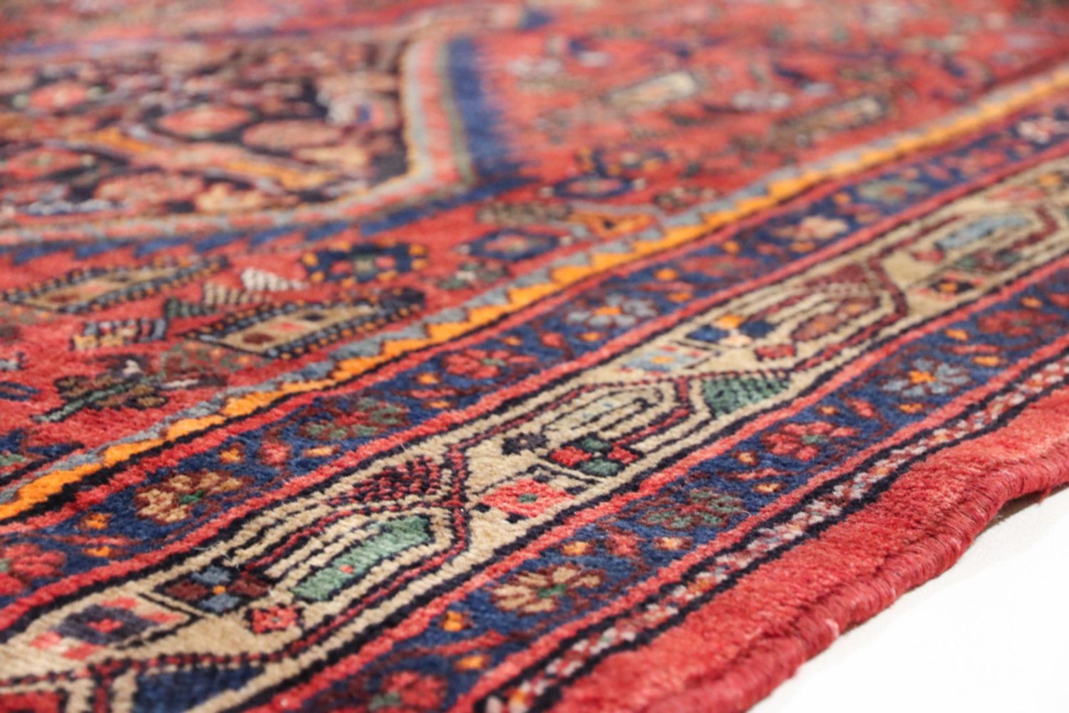 Alfombra de pasillo Alfombra persa - Nómada - 316 x 120 cm - rojo