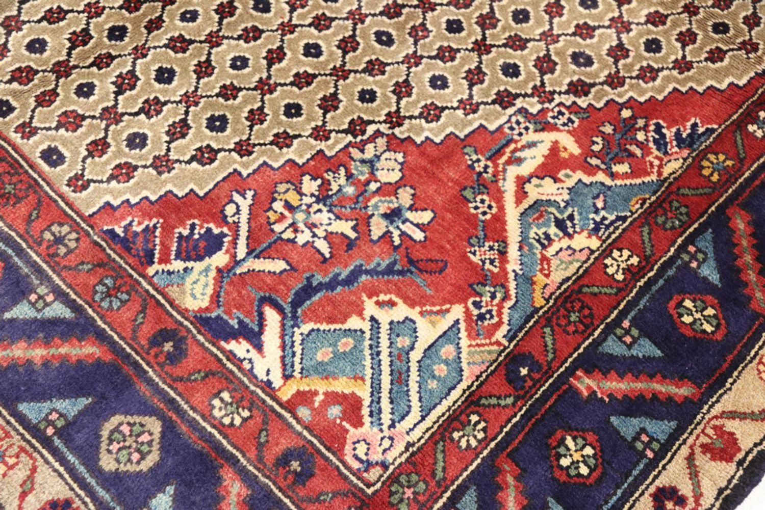 Alfombra persa - Nómada - 301 x 155 cm - arena