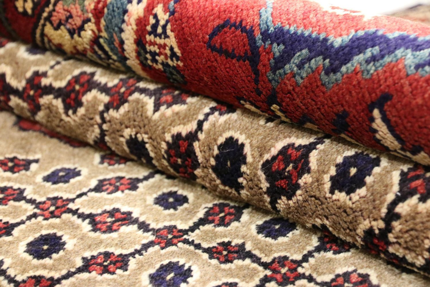 Alfombra persa - Nómada - 301 x 155 cm - arena