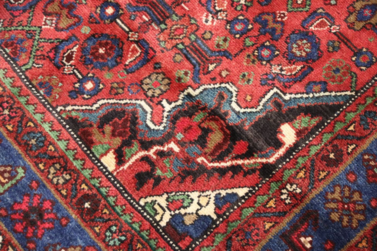 Alfombra de pasillo Alfombra persa - Nómada - 309 x 132 cm - rojo