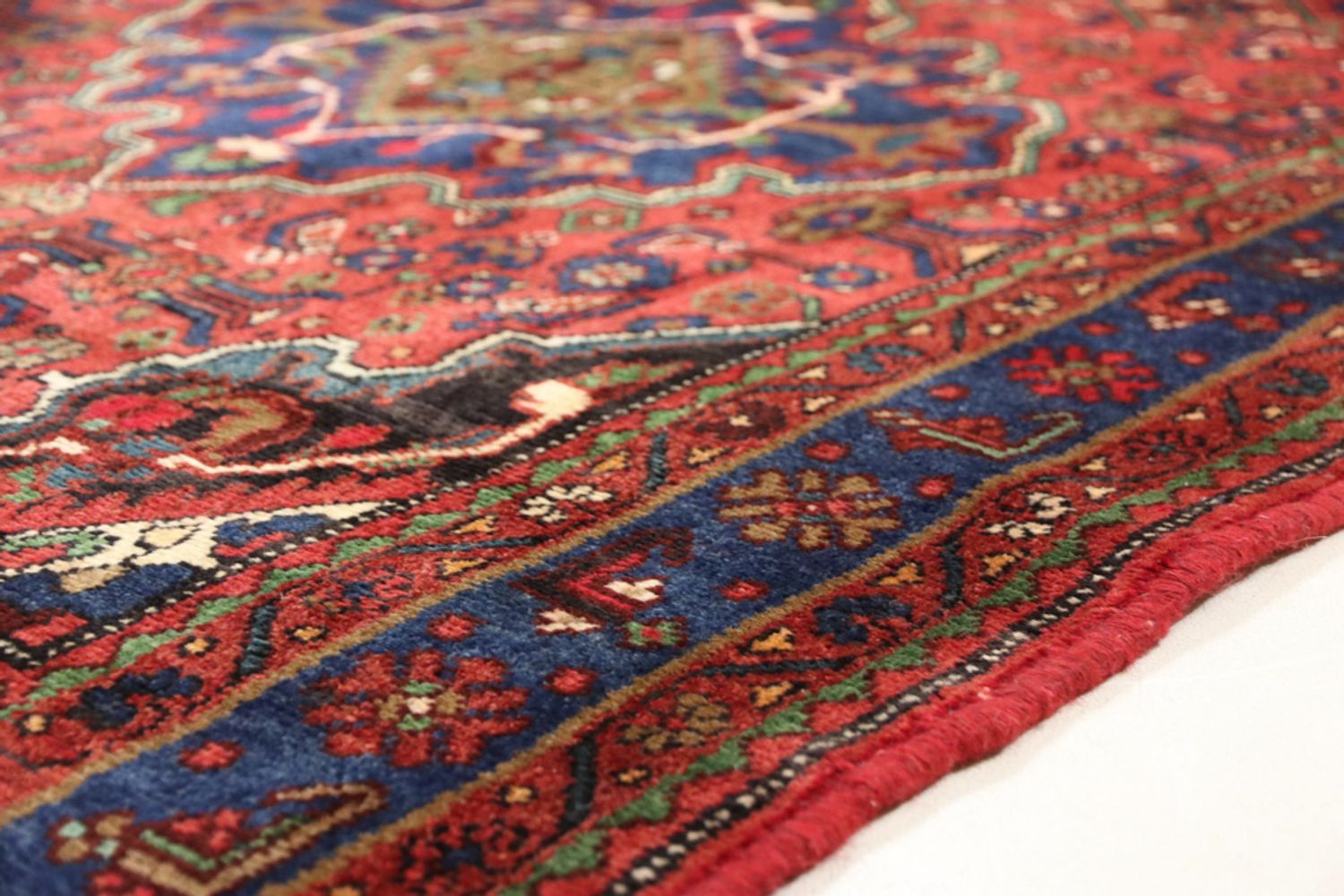 Alfombra de pasillo Alfombra persa - Nómada - 309 x 132 cm - rojo