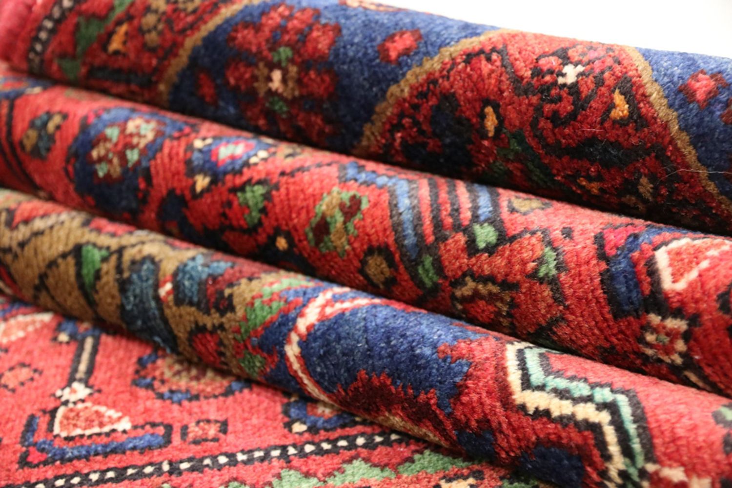 Alfombra de pasillo Alfombra persa - Nómada - 309 x 132 cm - rojo