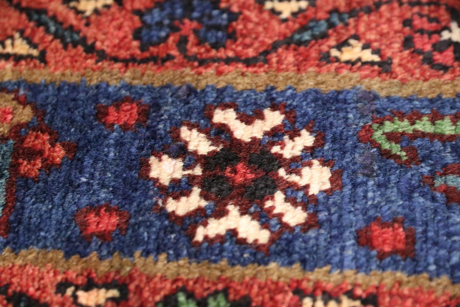 Alfombra de pasillo Alfombra persa - Nómada - 309 x 132 cm - rojo