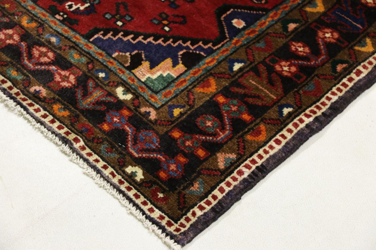 Alfombra de pasillo Alfombra persa - Nómada - 326 x 127 cm - rojo