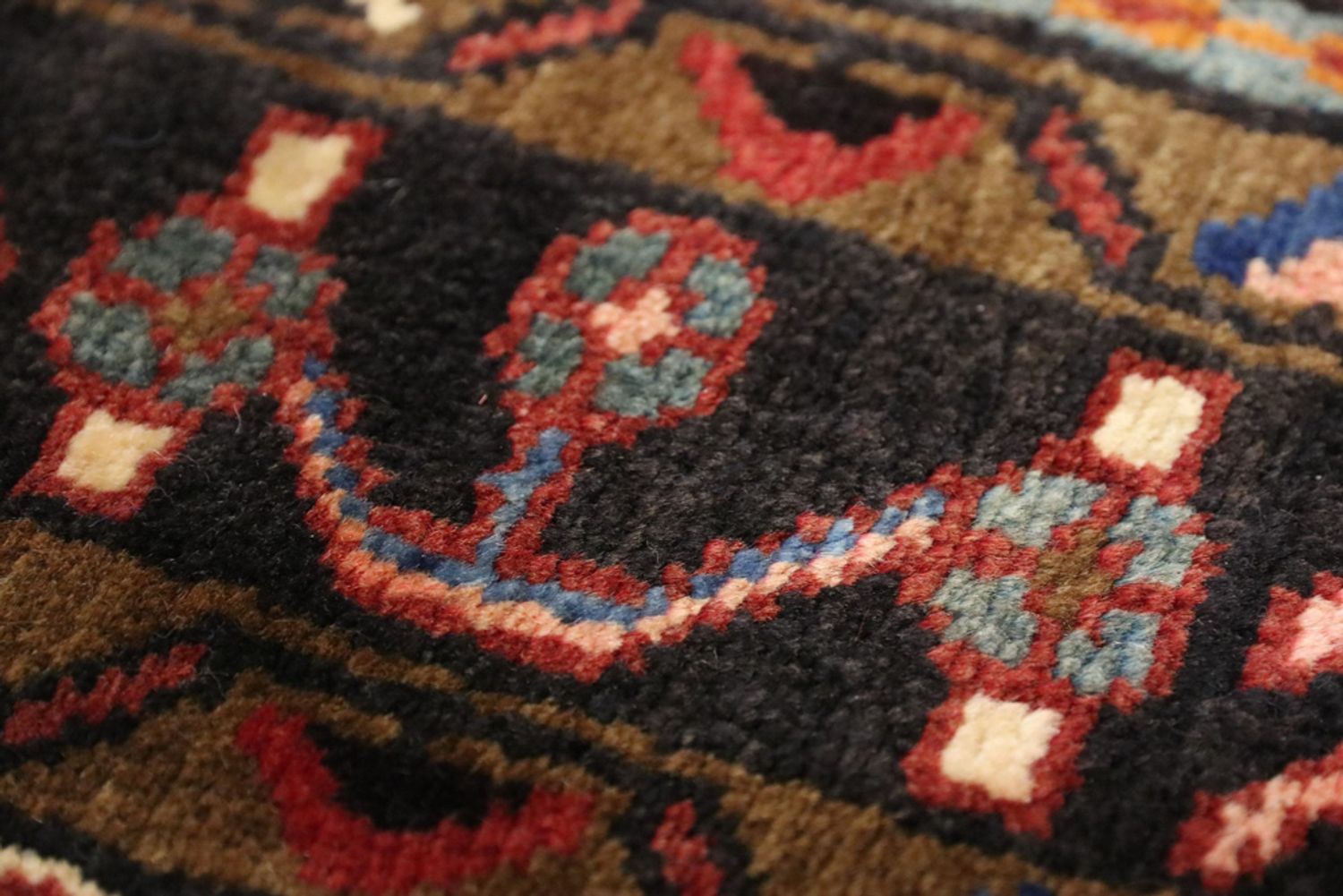 Alfombra de pasillo Alfombra persa - Nómada - 326 x 127 cm - rojo