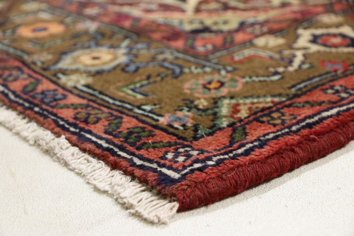 Runner Perský koberec - Klasický - 324 x 122 cm - tmavě modrá